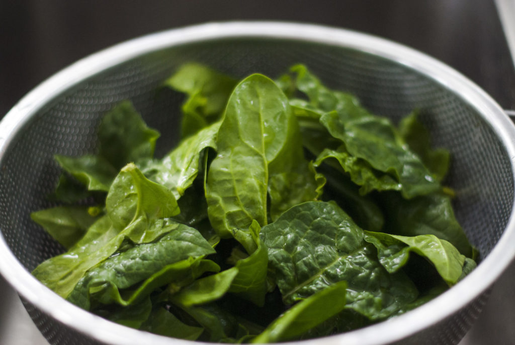 Spinach provides essential nutrients